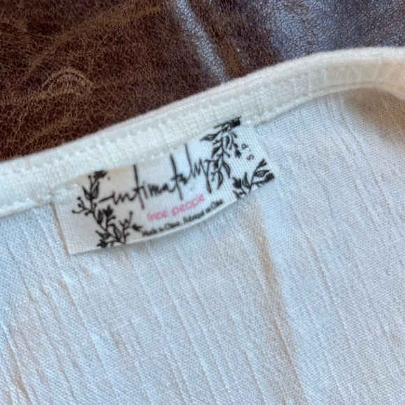 Free People Pippa V-Wire Bodysuit in White - Picture 8 of 9